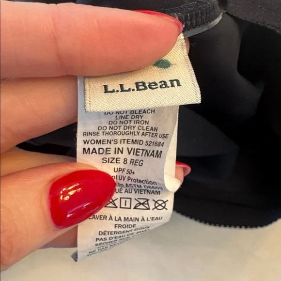 L.L. Bean BeanSport Swim Dress, sz 8 - Picture 5 of 12